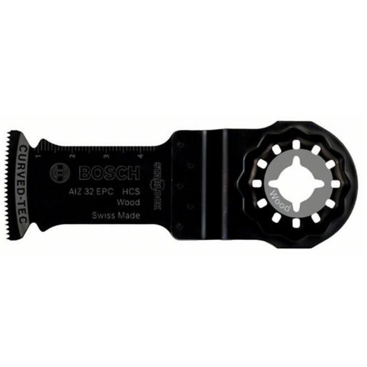 Panza pentru fierastrau multicutter Bosch, AIZ 32 EPC 32X50 mm, WOOD, prindere STARLOCK