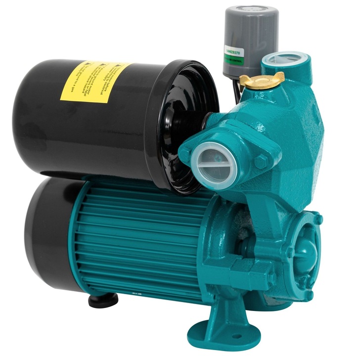 Mini hidrofor 1AWZB370, 0.37 kW, 2 m³/h, inaltime de refulare 33 m, vas 2 L