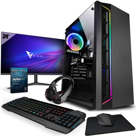 PC Gaming Vibox II-160 - Intel Core I5-10400F, Radeon RX 9070 16GB, 16GB RAM, 1TB NVMe SSD, Windows 11, WiFi, Gaming 1080p/1440p - 2