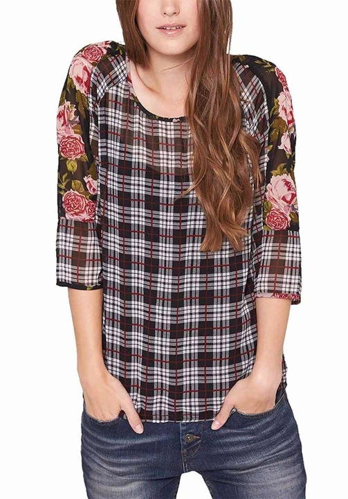 Bluza dama, s.Oliver, Poliester, Negru