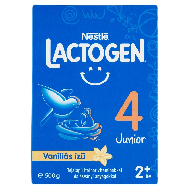 Lactogen 4 Junior Vaníliás tejalapú italpor, 500g