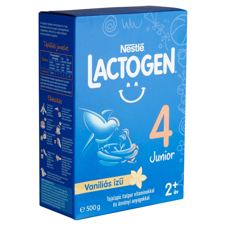 Lactogen 4 Junior Vaníliás tejalapú italpor, 500g