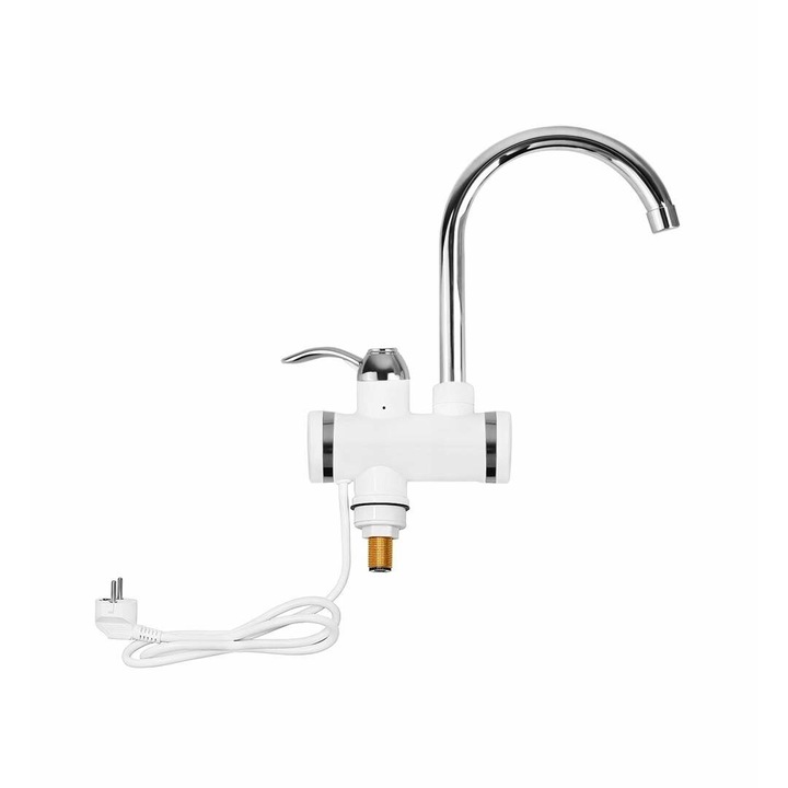 Elektromos csap vízmelegítéshez, teljesítmény 3000W, LCD hőmérséklet kijelző, WSN