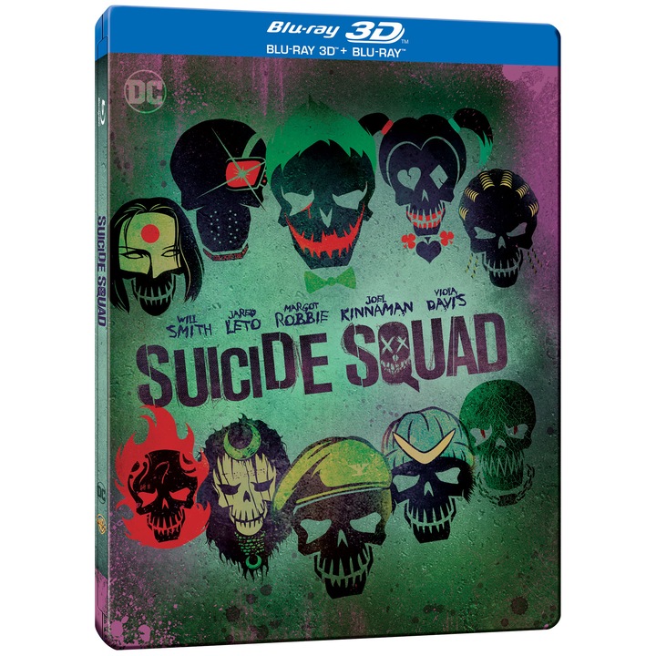 SUICIDE SQUAD 3D STEELBOOK [3DBDD] [2016]