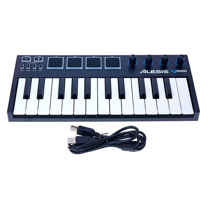 Controller MIDI cu 25 de clape Alesis V mini - eMAG.ro