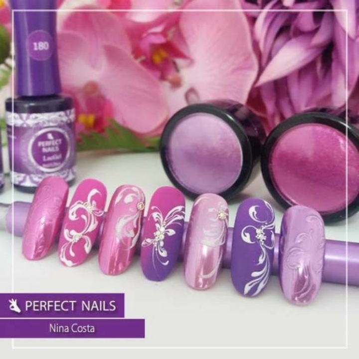 Perfect Nails Chrome Powder - Körömdíszítő Krómpor Lila
