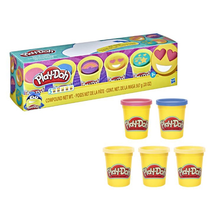 Set Play-Doh - Color Me Happy, 5 cutii