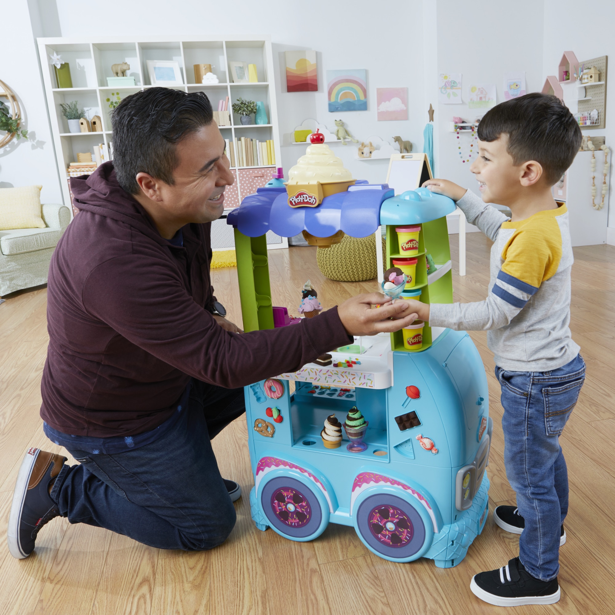 Play doh sales ice cream truck