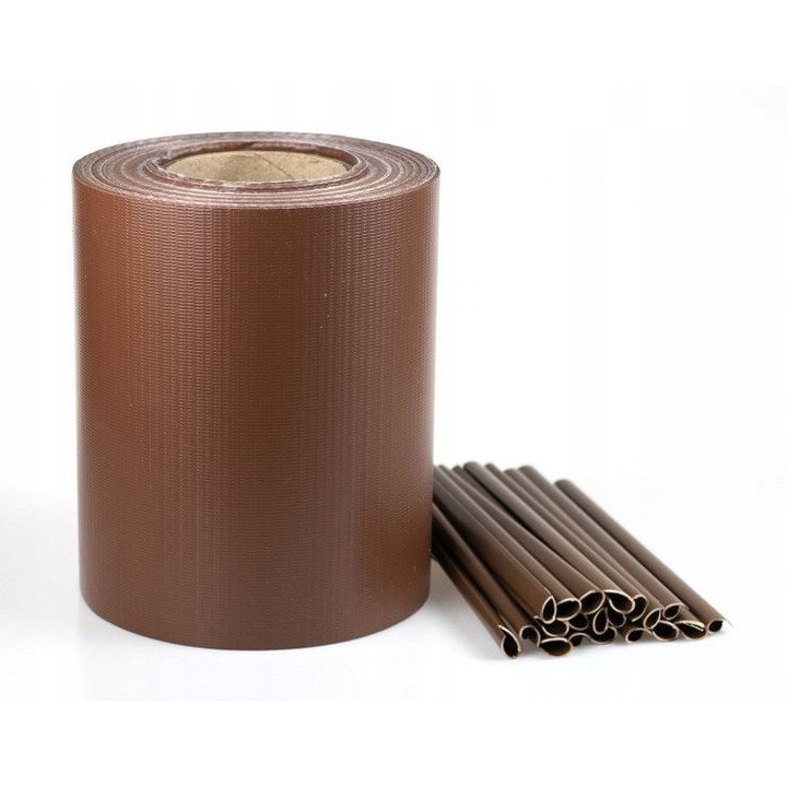 Banda Gard Decorativa Cellfast 19cm x 35m, Maro, Anti-UV, Rezistenta la Inghet