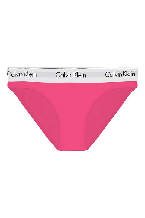 CALVIN KLEIN, Бикини с памук и модал, Бял/Розово