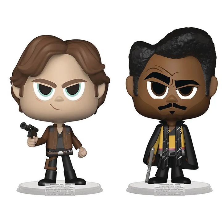 Figurakészlet Funko VYNL Filmek Star Wars - Han Solo és Lando Calrissian 10cm