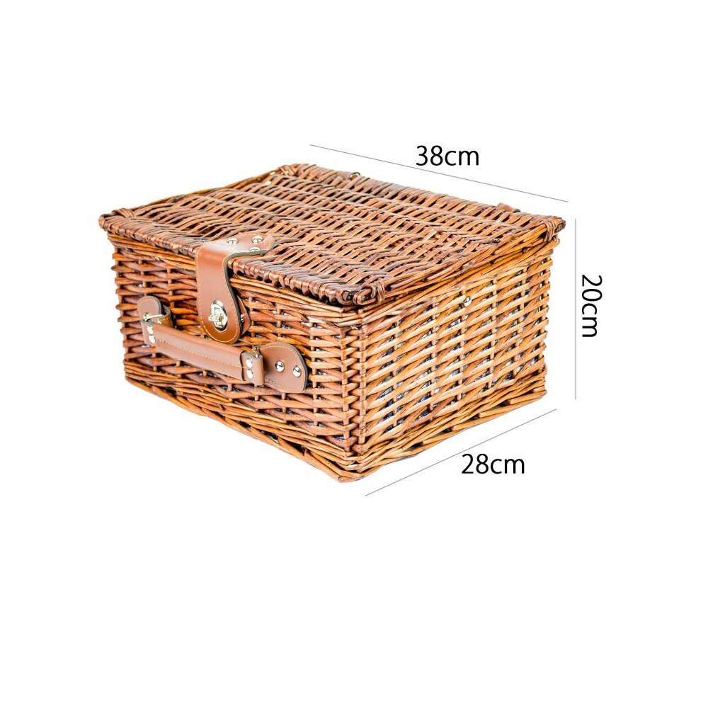 Set Cos Picnic 2 Persoane din Rachita, Bigshot BSZQ14459, cu Geanta