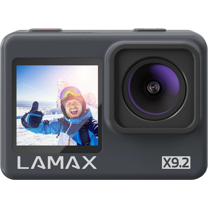 Lamax Action X9.2, 4K 60 fps, vízálló sportkamera távirányítóval és külső mikrofonnal