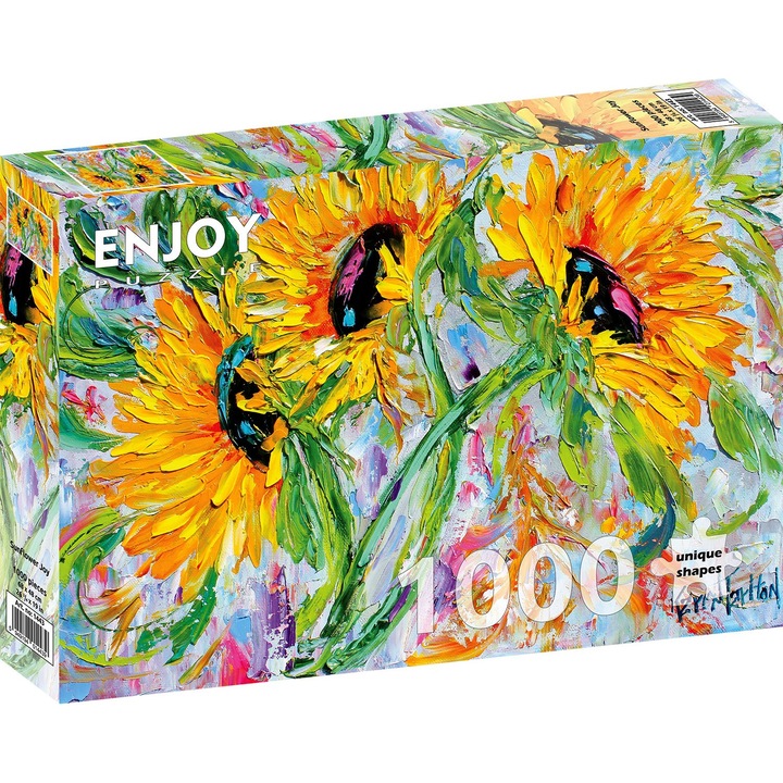 Пъзел 1000 части Enjoy - Sunflower Joy