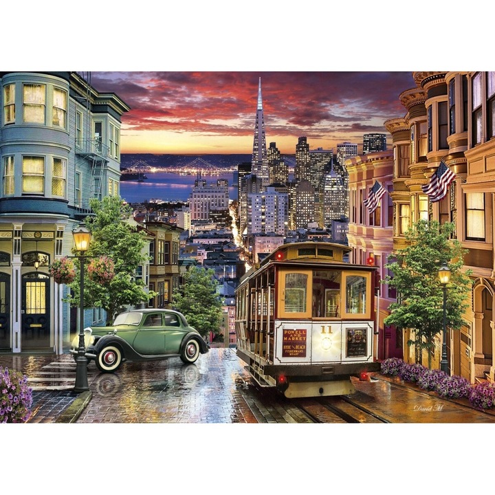 Clementoni 3000 db-os puzzle - San Francisco (33547)