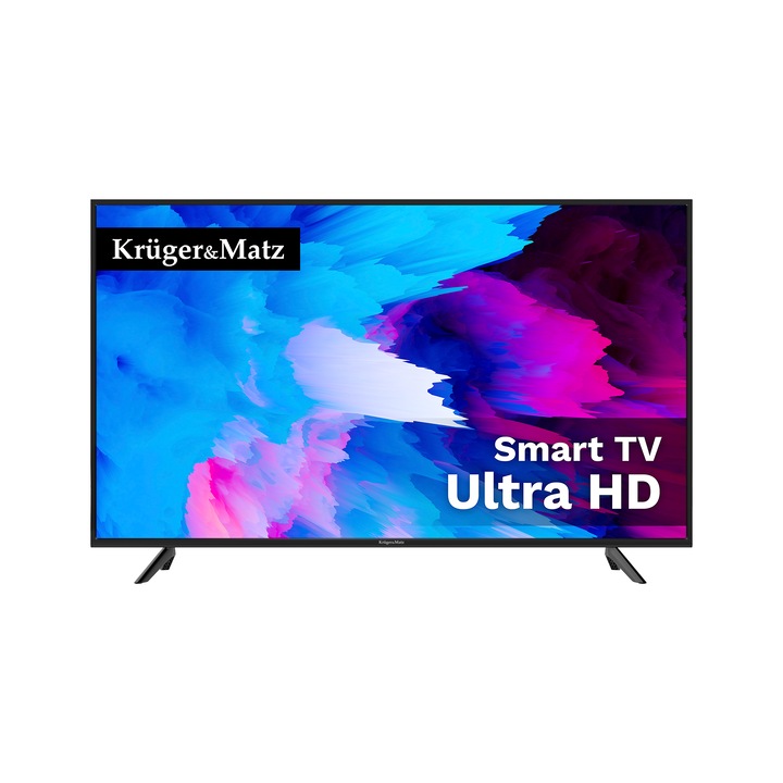 Smart TV 4K ULTRA HD Kruger&Matz 65 hüvelykes, 165 cm-es DVB-T2/S2 H.265 HEVC