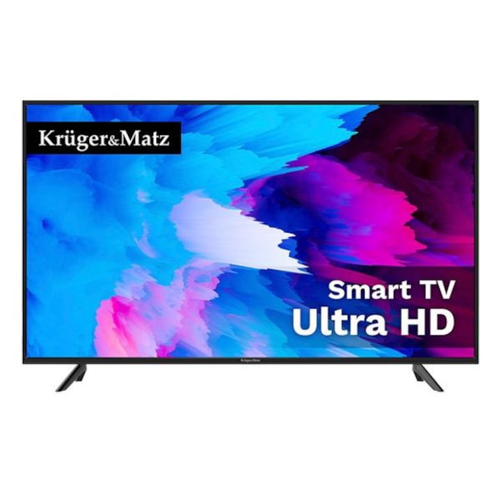 Телевизор Kruger&Matz, Smart, 4K ULTRA HD, 65 инча, 165 cм, DVB-T2/S2 H.265 HEVC