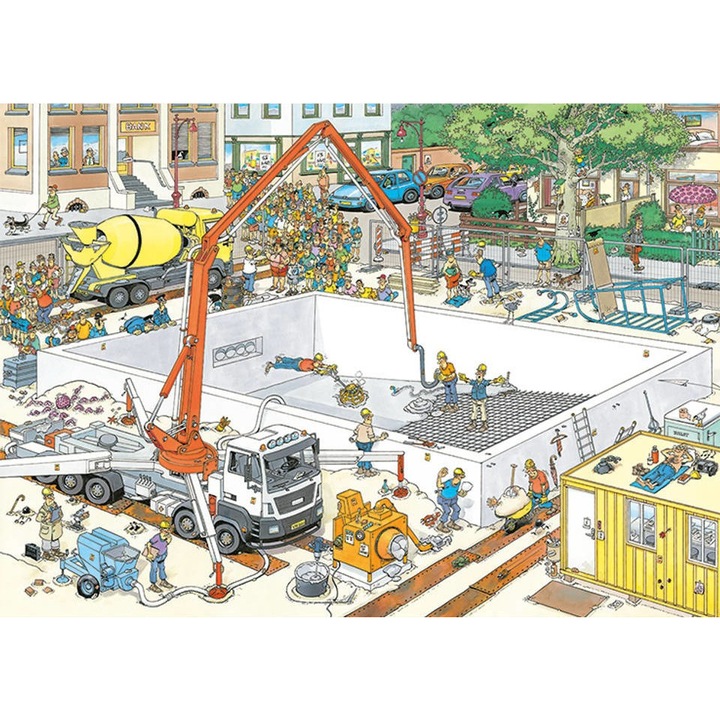 Пъзел 1000 части Jumbo - Almost Ready?, Jan Van Haasteren