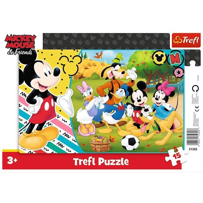 Air mail region fossil Puzzle 15 piese Trefl - Mickey Mouse - eMAG.ro