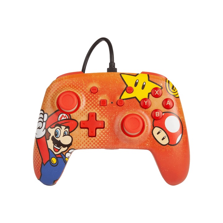 Controler Cu Fir Powera Mario Vintage Nintendo Switch
