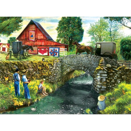 Puzzle SunsOut - Lakeside View, 1.000 piese (Sunsout-31514