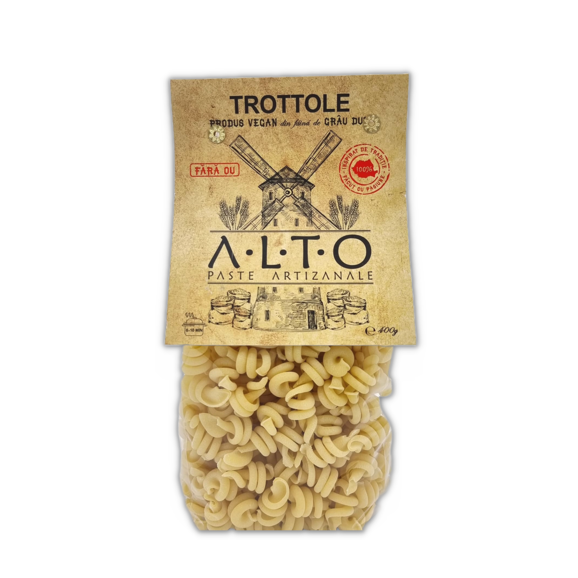 Paste Trottole fara ou, Alto, 400g