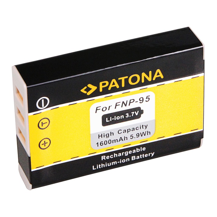 Acumulator /Baterie PATONA pentru Fuji-Film Finepix F30 F31 F31fd Real 3D W1 Fuji NP-95- 1159