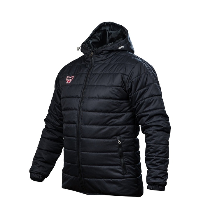 Geaca Fighting Society Armura, Neagra, Negru