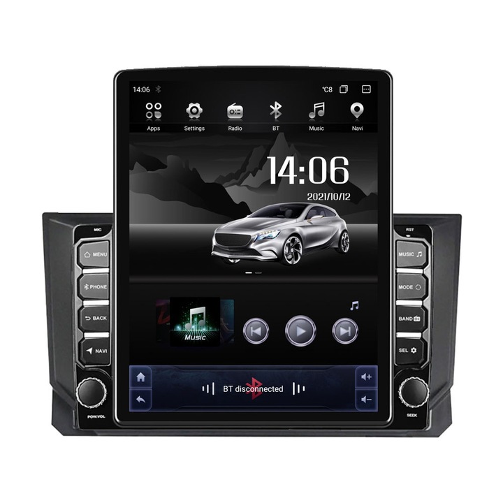 Navigatie Seat Ibiza din 2017-2020, NAVIGPS, Display TESLA 9.5 inch, 2GB RAM si 32GB ROM, Wireless Carplay si Android Auto, Procesor Octacore, Slot sim 4G, Sunet DSP, Camera Marsarier, Bluetooth, USB, Wi Fi, Radio