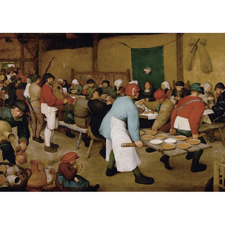 Puzzle 1000 darab Piatnik - Parasztlakodalom, Pieter Bruegel