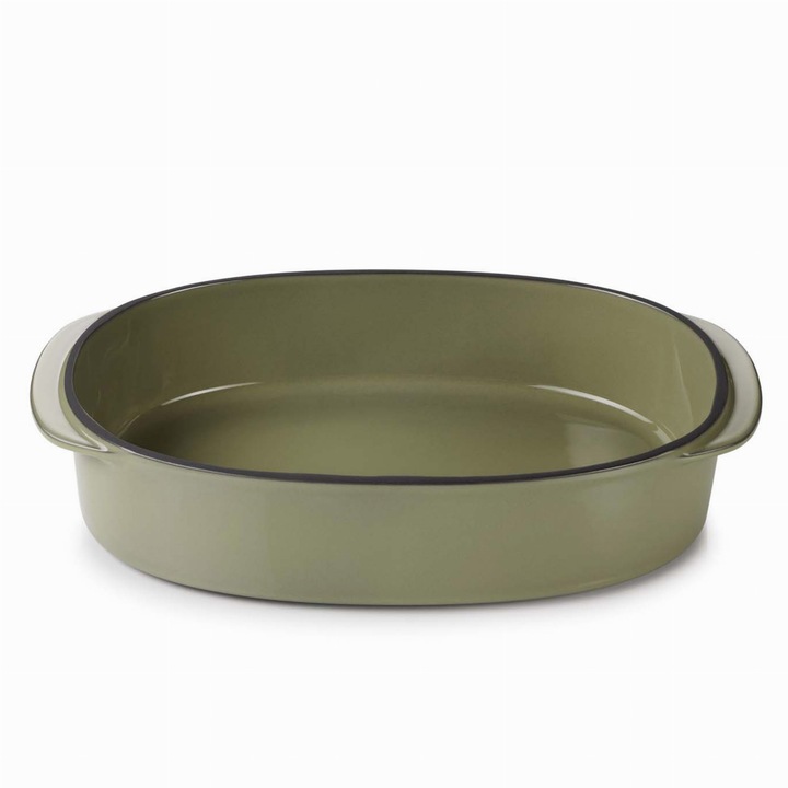Тава за печене Revol, 26 x 18,5 см, порцелан, зелена