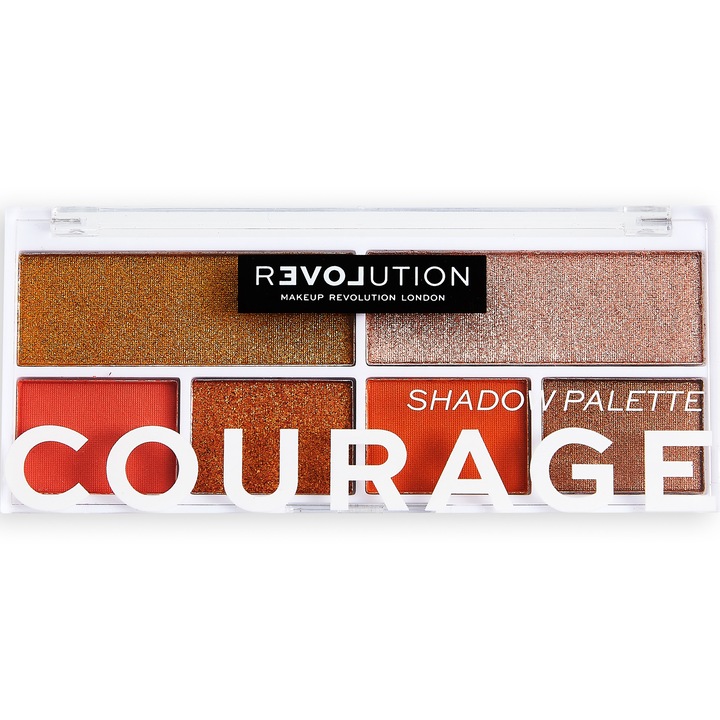 Палитра сенки за очи Revolution Relove Colour Play Courage Shadow Palette, 5,2 гр