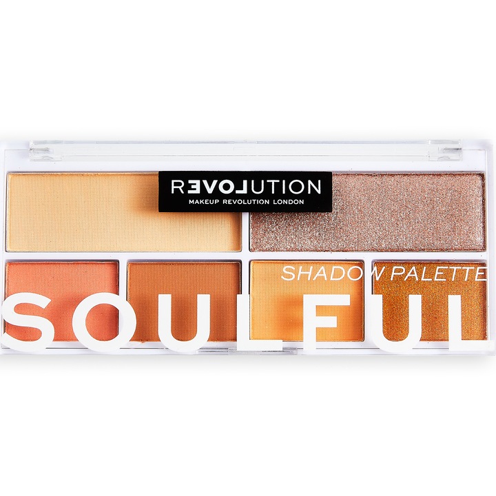 Paleta de farduri Revolution Relove Colour Play Soulful Shadow, 5.2 g