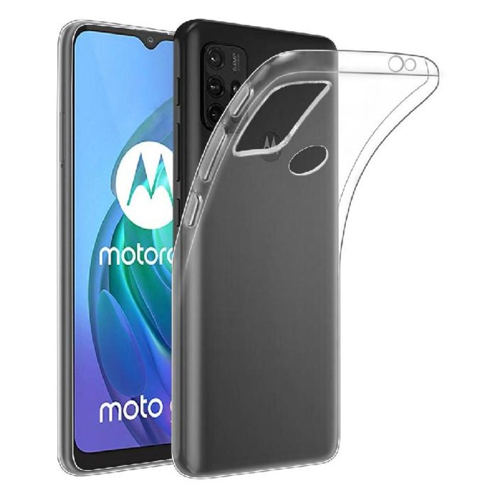 Силиконов кейс MBX, За Motorola Moto G20, Прозрачен