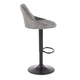 Scaun bar AX Z101 gri, 45X82X106 cm
