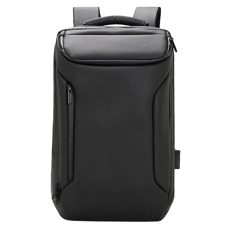 Rucsac pentru laptop, 3 fermoare, 48x30x12cm, usb, Black It M