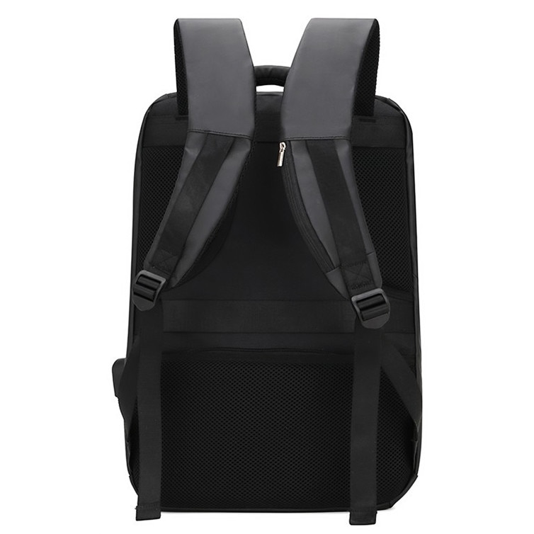 Rucsac pentru laptop, 3 fermoare, 48x30x12cm, usb, Black It M