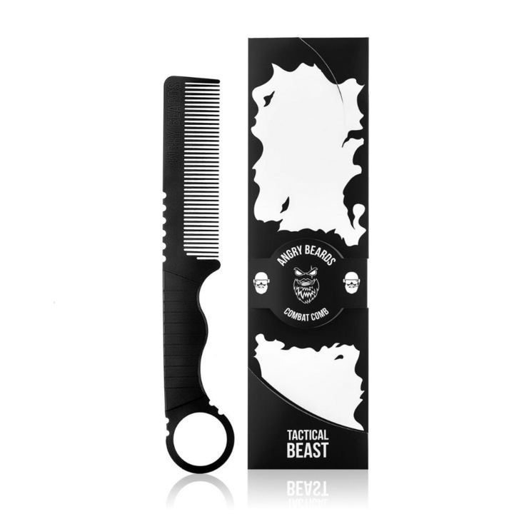 Гребен за брада Angry Beards Carbon Combat Comb