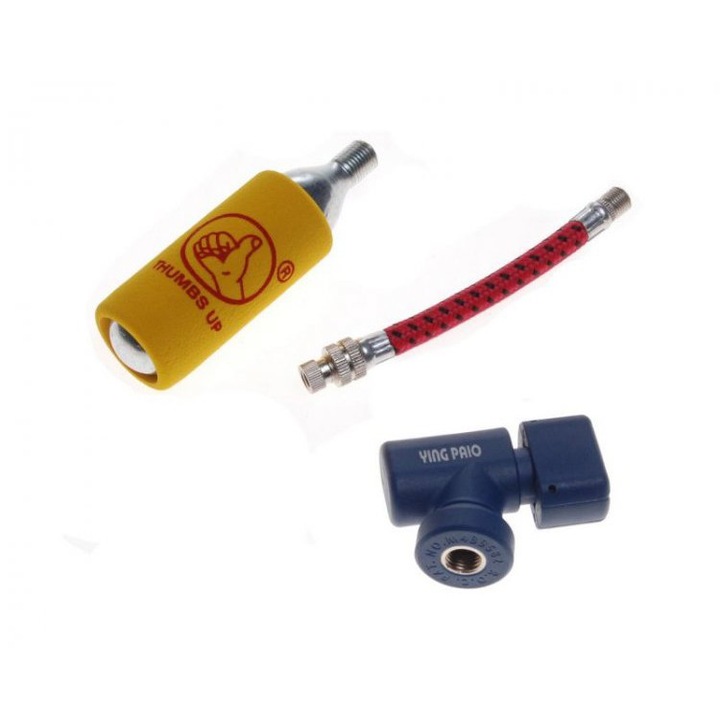 WMX Defekt javító készlet, Co2 patron, univerzális csatlakozó, 1 tartalék 16 g