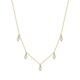 Set din Argint, Colier si Cercei cu Perle naturale, Placat cu Aur, Baroque Pearl