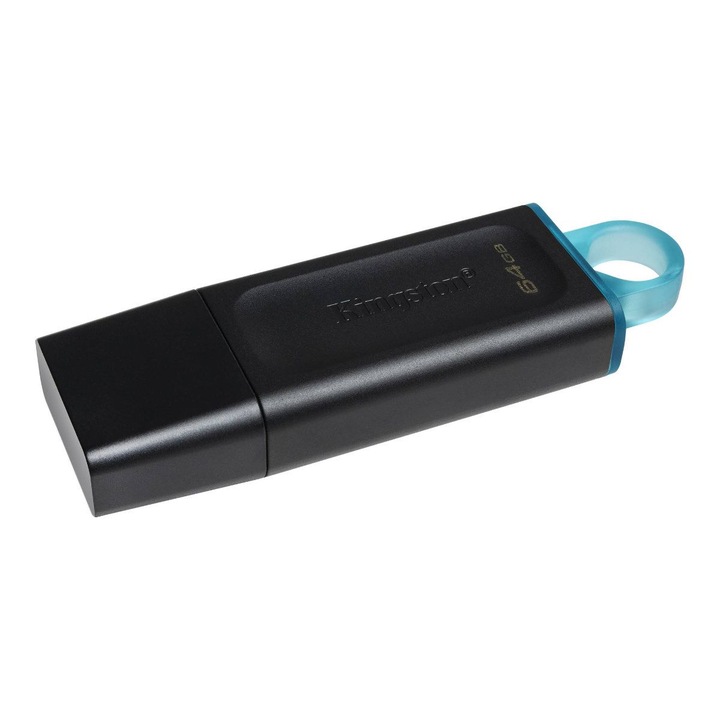 Stick de memorie USB 3.2 Gen 1, 64 GB, Kingston, Negru