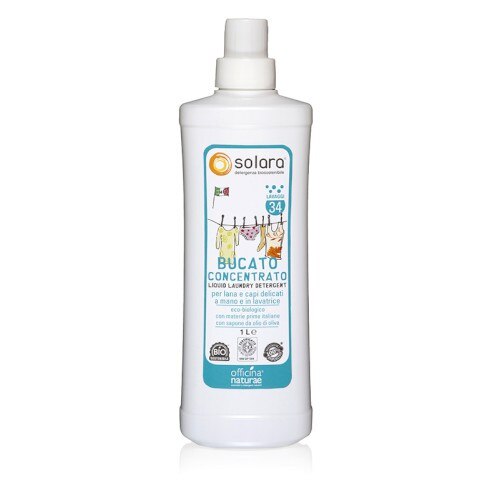 Detergent eco lichid pentru rufe super concentrat Solara 1 litru (34 spalari)