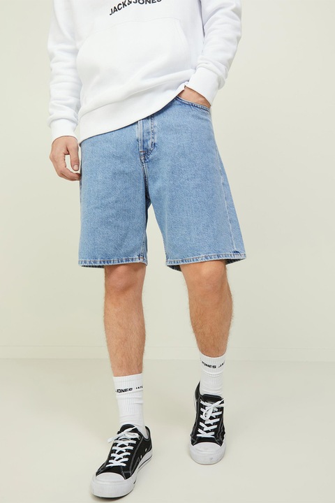 Jack & Jones, Farmer bermudanadrág öt zsebbel, Levendulakék, XL