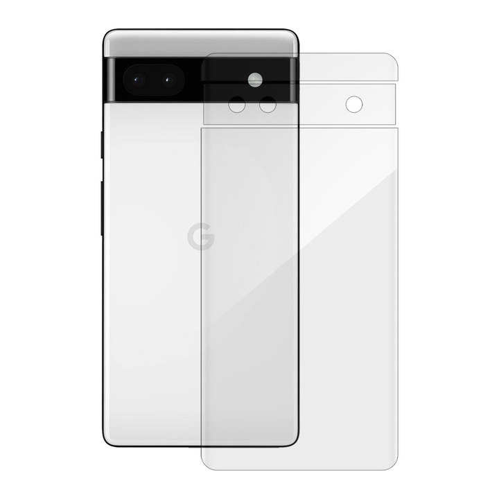 SILKASE hátsó szilikon fólia védőfólia Google Pixel 6a számára