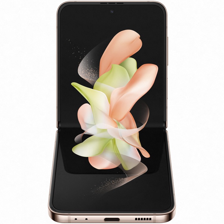 Смартфон Samsung Galaxy Z Flip4, 128GB, 8GB RAM, 5G, Pink Gold
