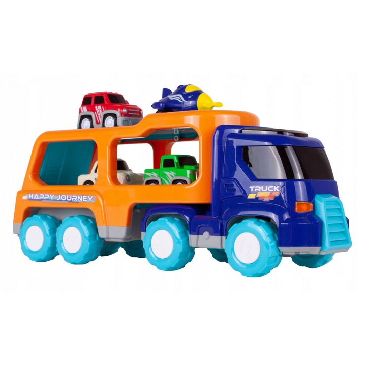 Camion de tractare cu roti din cauciuc si lumini