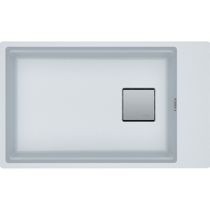 Chiuveta fragranite Franke Kubus Premium, Sottop KNG 110-62, 760x420mm, montaj sub blat, Bianco