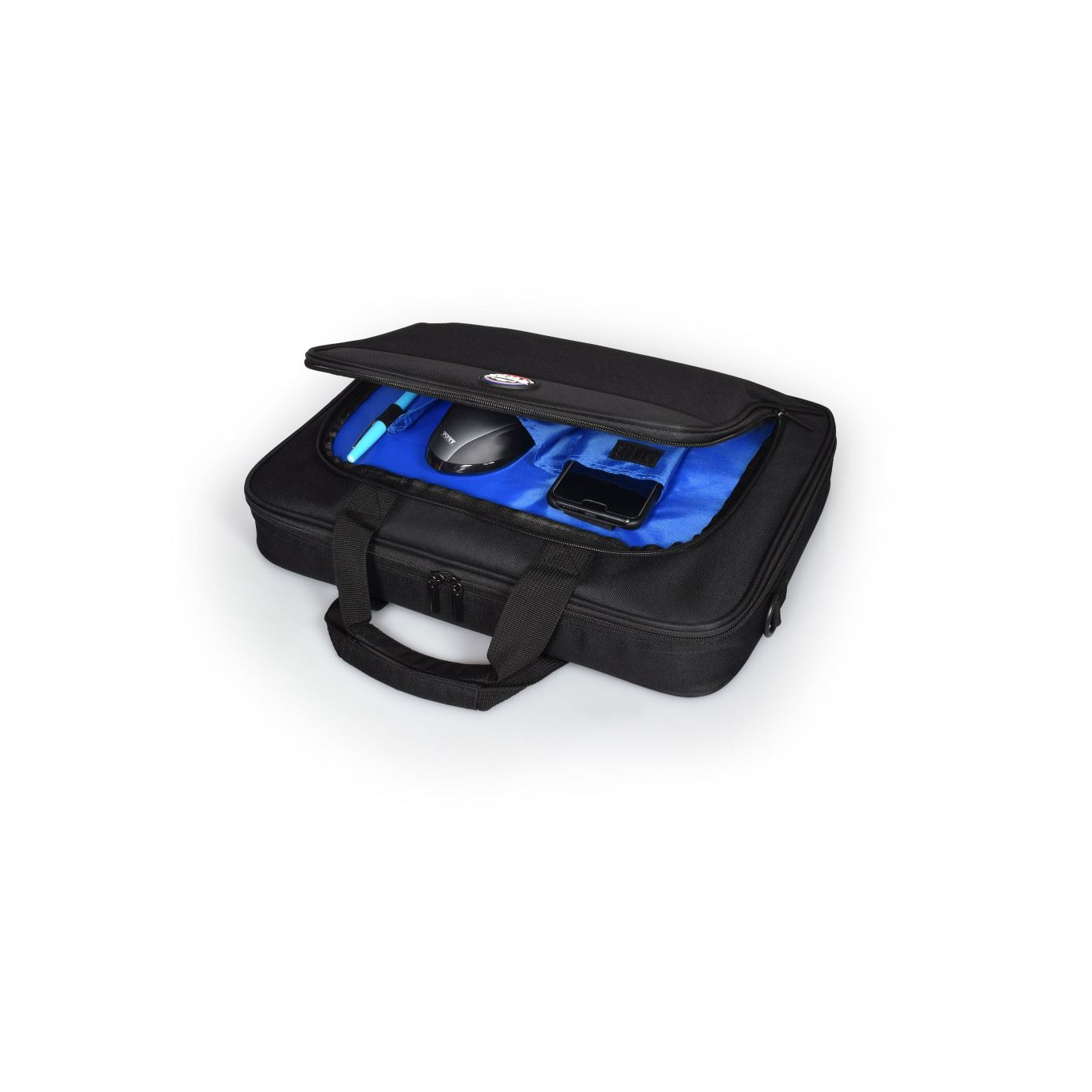 Geanta pentru laptop, PORT, HANOI II ClamShell 17.3'', Negru
