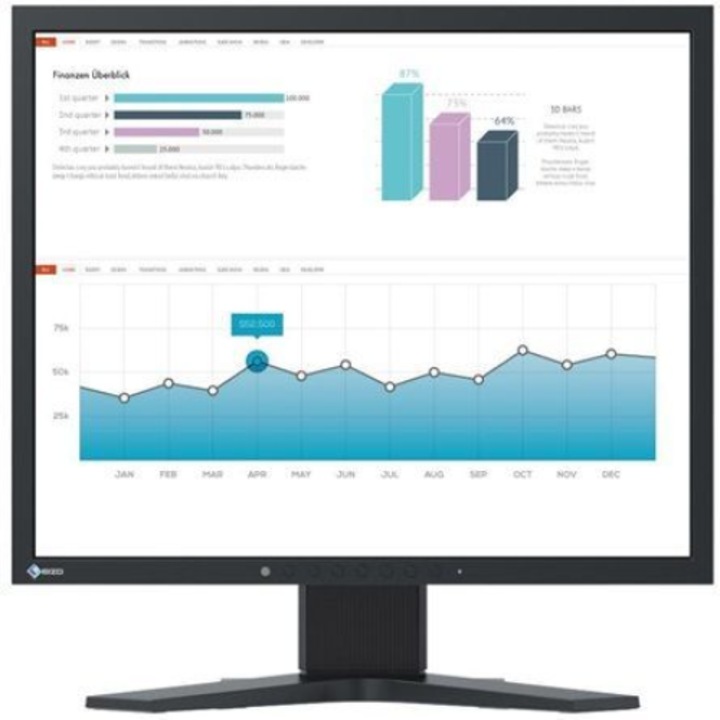 EIZO 19" S1934H-BK "S" monitor, fekete (S1934H-BK)