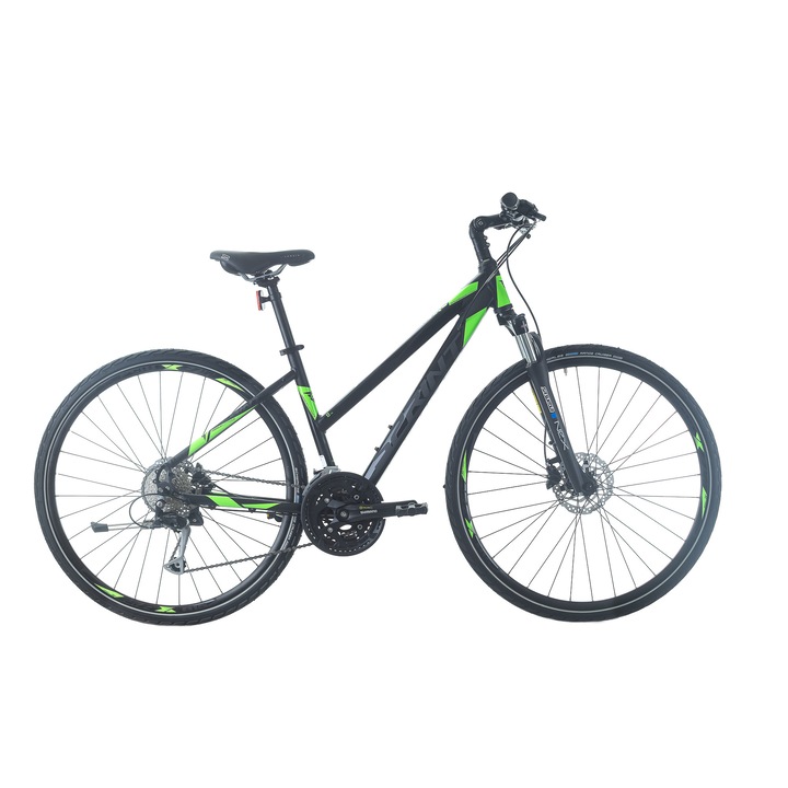 Велосипед SPRINT Sintero, Plus, Lady 28 ", 440 мм, Черен